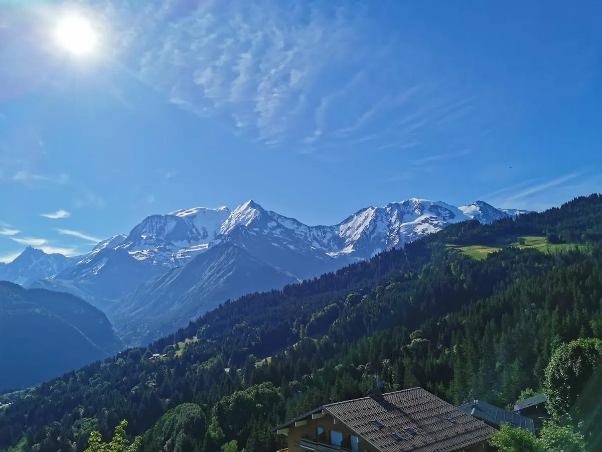 Duo Des Alpages Vue Exceptionnelle Sur Le Mont Blc Lägenhet Saint-Gervais-les-Bains
