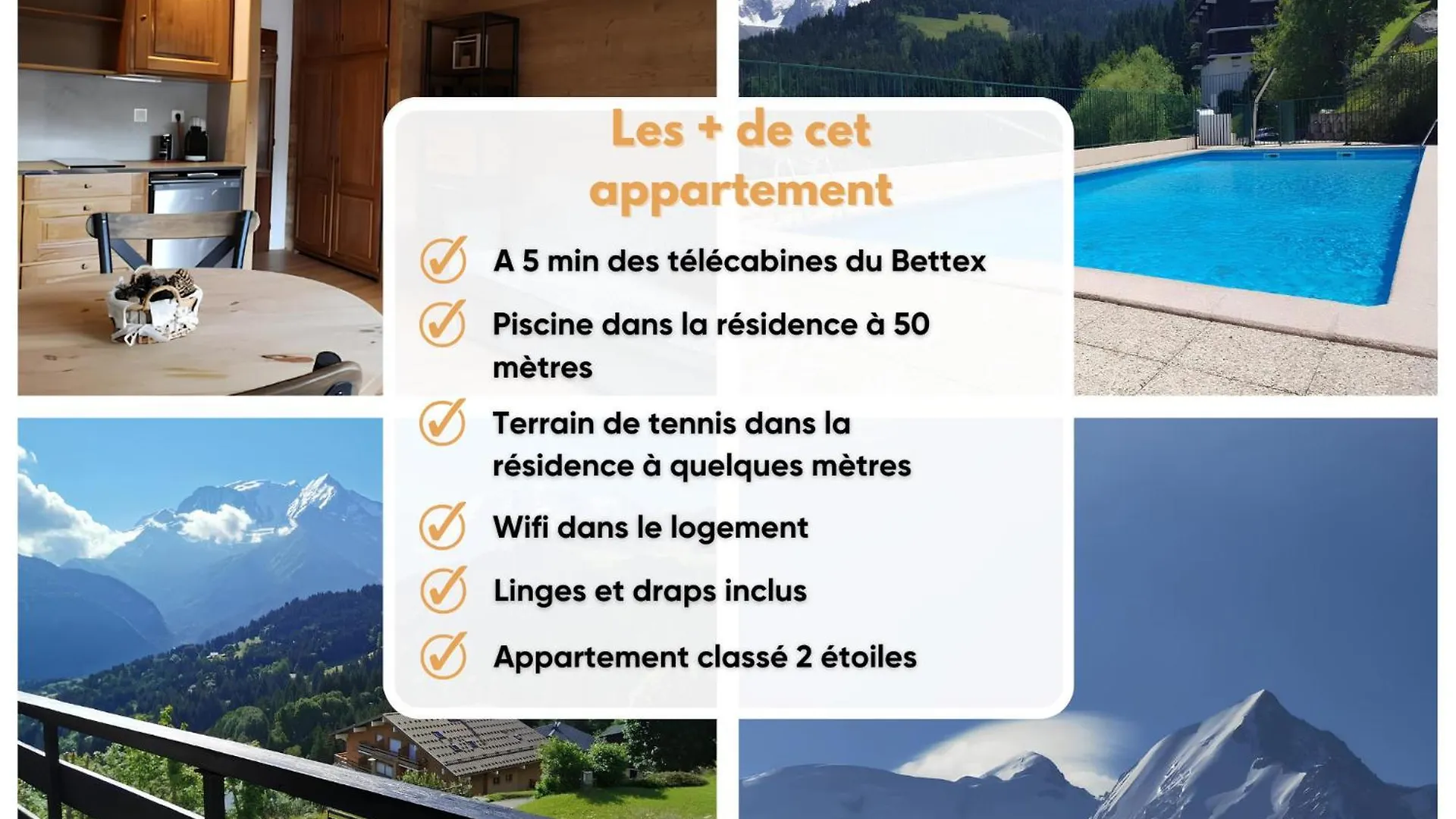 Duo Des Alpages Vue Exceptionnelle Sur Le Mont Blc Lägenhet Saint-Gervais-les-Bains